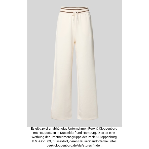 Armani Exchange Damen Offwhite Sweatpants Mit Elastischem Bund Groß