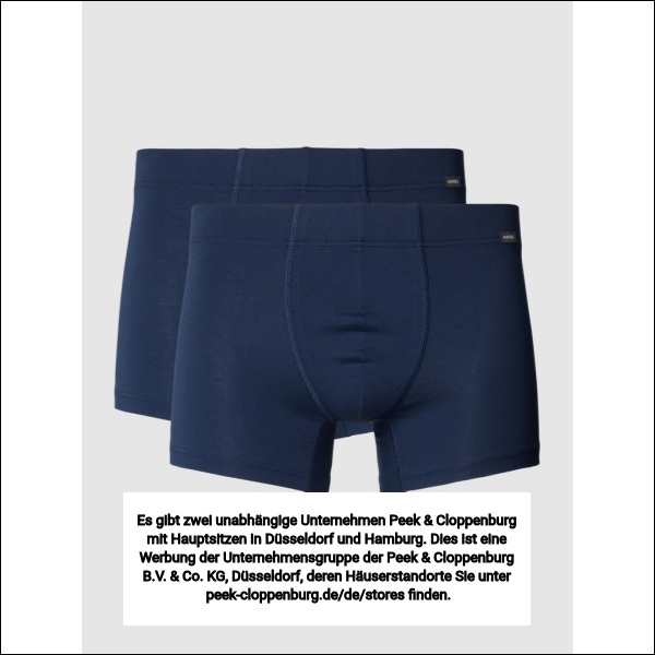 Hanro Herren Pants-Trunks Blau Gr. Extra Groß