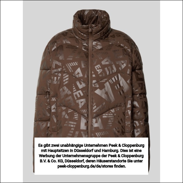 Ea7 Emporio Armani Damen Puffer Jackets Braun Gr. Extra Klein