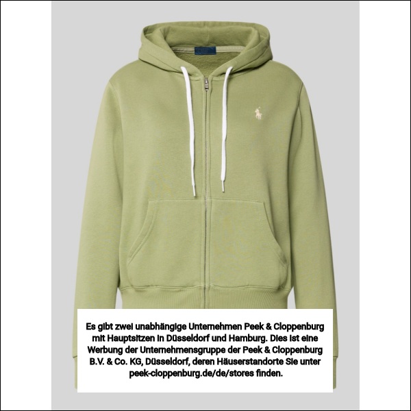 Polo Ralph Lauren Damen Gruen Sweatjacke Mit Kapuze