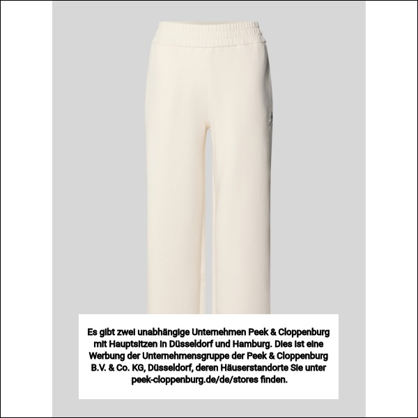 Armani Exchange Damen Offwhite Sweatpants Mit Elastischem Bund Und Logo-Print