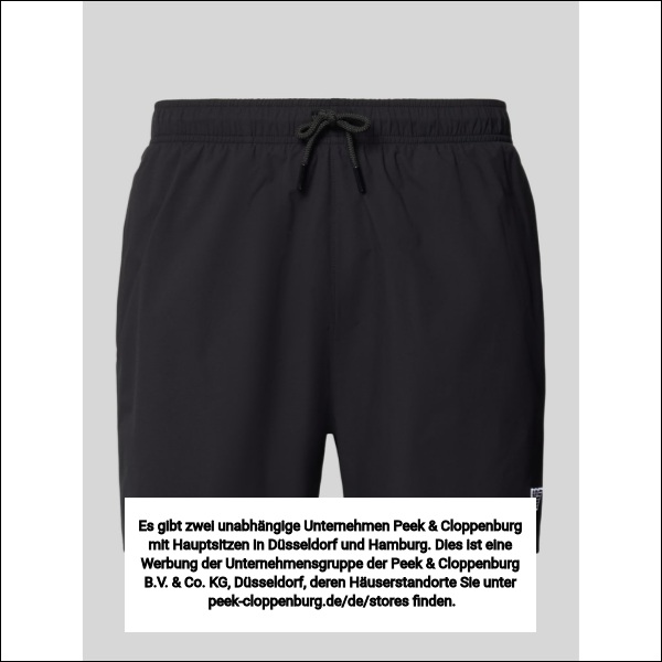 Emporio Armani Herren Schwarz Badehosen, Gr. Übergröße Xxl