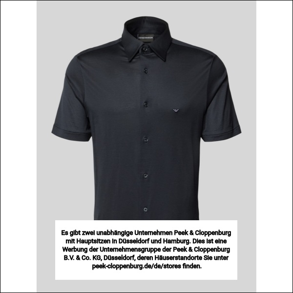 Emporio Armani Herren Freizeithemden Blau Gr. Groß